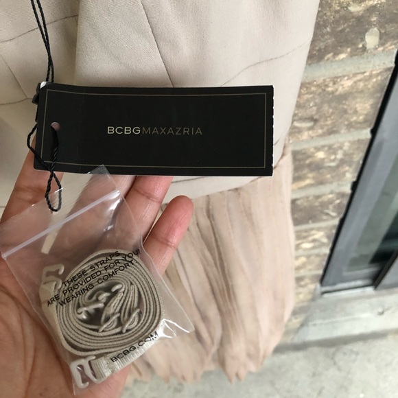 BCBG Angel Strapless Nude Dress Size 8 - Picture 5 of 8